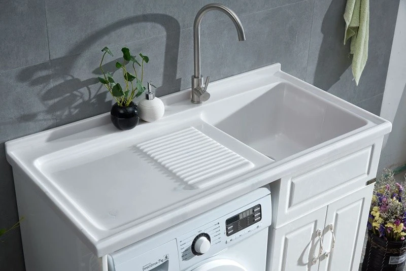 Diamond Stone Flat Top Laundry Cabinet best